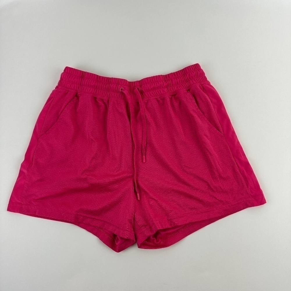 Athletic Works Shorts Womens Large Pink Pockets